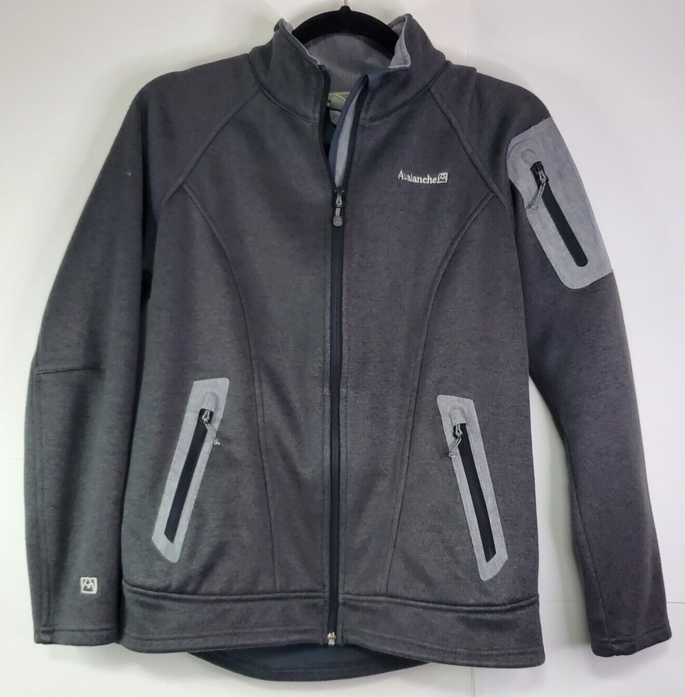 Avalanche Outdoor Women's Full Zip Jacket Dark Grey Size small